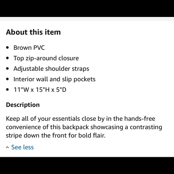 Designer backpack MK main image 4